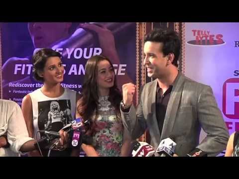 Shakti Mohan Sanjeeda And Aamir At The Gold Awards