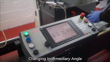 How to use the Elumatec e555 on a DG 104 Double Mitre Saw - Window Machinery Search