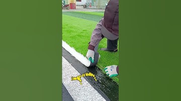 Cách liên kết các thảm cỏ cho sân cỏ nhân tạo #sanconhantao #thicongsanconhantao