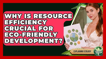 Why Is Resource Efficiency Crucial For Eco-friendly Development? - Explaining Ecology