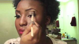 Brown Bombshell look using NAKED and Kat Von D palette
