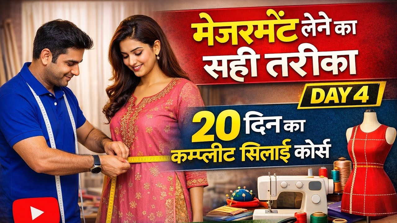  मेजरमेंट लेने का सही तरीका 📏 | Perfect Fitting Ka Formula (Easy Method)Day 4