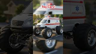 Super Monster Truck Ambulance to the Rescue! 🚑💨 #toycars #toytrucks #kidssong