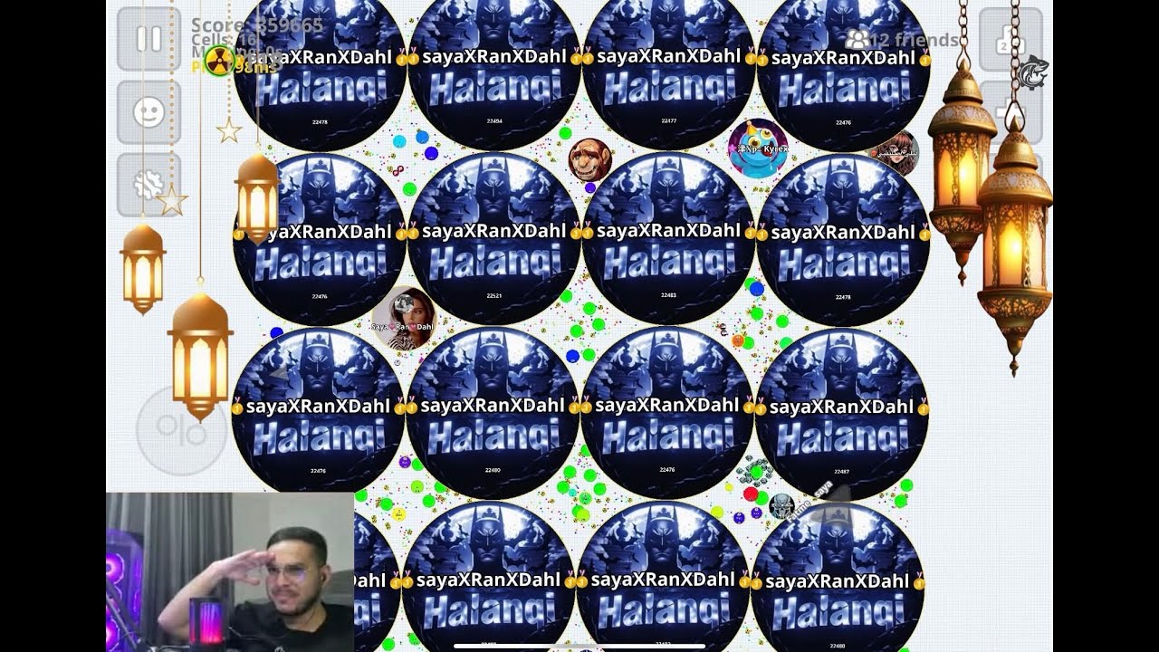 بث حلنقي- فيس كام🌙😍 رمضان كريم🌙😍 HALANQI LIVE FACECAM AGARIO