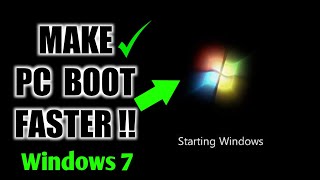 how to fix slow boot/startup on windows 7 | faster pc & startup | increase pc performance 🔥🔥