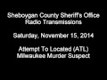 Sheboygan Police ATL for Milwaukee Murder Suspect