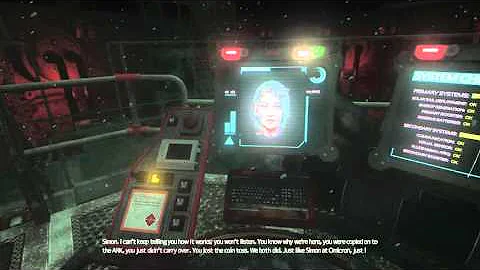 SOMA - Site PHI: ARK Launch Simon Jarrett & Catherine Chun "We Lost The Coin Toss" Ending Cutscene