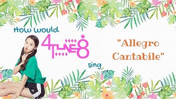 How would 4TUNE8 sing "Allegro Cantabile" by Nature
