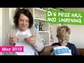 Di's Prize Haul and Unboxing May 2019