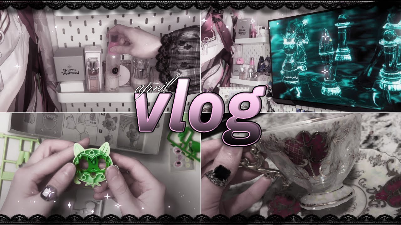 ꒰ VLOG ꒱ JIRAI JOSHI reorganizes desk .... spring cleaning??  ￤ SANRIO , ASMR  +MORE【 地雷系　地雷女 】