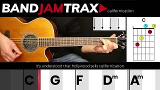 Californication - Red Hot Chili Peppers | EASY GUITAR LESSON | Scrolling Chords & Lyrics