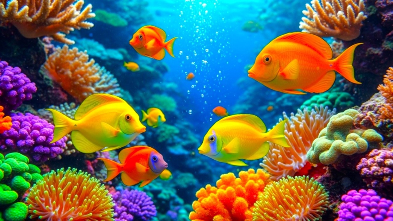 The Best 4K Aquarium - Calming Music, Healing Music For The Heart, And Blood Vessels #10