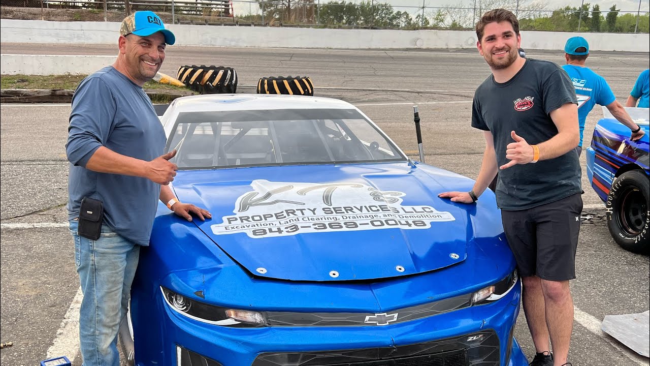 Race Day Ep.3) with NASCAR driver Bryant Barnhill in his Late Model at ...