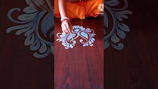 Easy And Beautiful Alpona Design Laxmi Puja