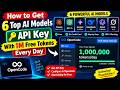 How to Get 6 Top AI Models API Key With 1M Free Tokens Every Day – API Setup Tutorial in OpenCode