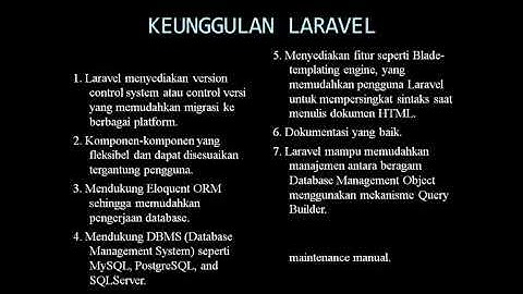 memahami apa itu framework laravel dan codeigniter pada bahasa pemrormanan web🙏