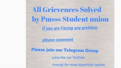 All Grievences solved by #pmsss student union | ap na be  koie question to nahi pucha tha 🤔#aicte