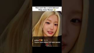 They really miss MANON😭 #trending #katseye #kpop #yoonchae #lara #megan #manon #1m #eyekon #sad