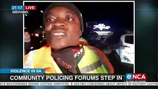 Violence in SA | CPF step in
