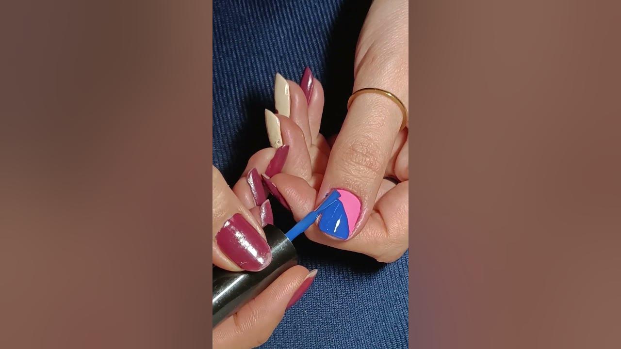 Design your nails at home 💅🎨 YouTube