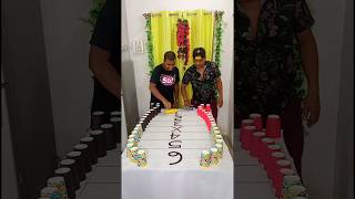 Double Can Rolling Challenge 🤕 #viral #funny #challenge #games