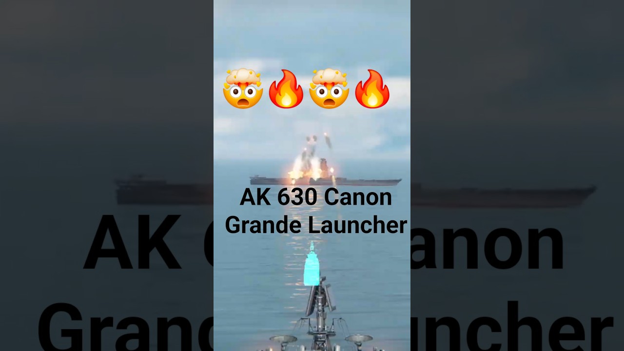 AK 630 & RBU Grande launcher hitting Japanese Warship | Modern Warships | 