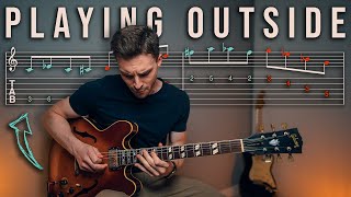 Create 'OUTSIDE' Tension using Triads | Guitar Lesson