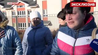Донецк сегодня: Родители убитых детей во время обстрела Донецкой школы №63. Укра