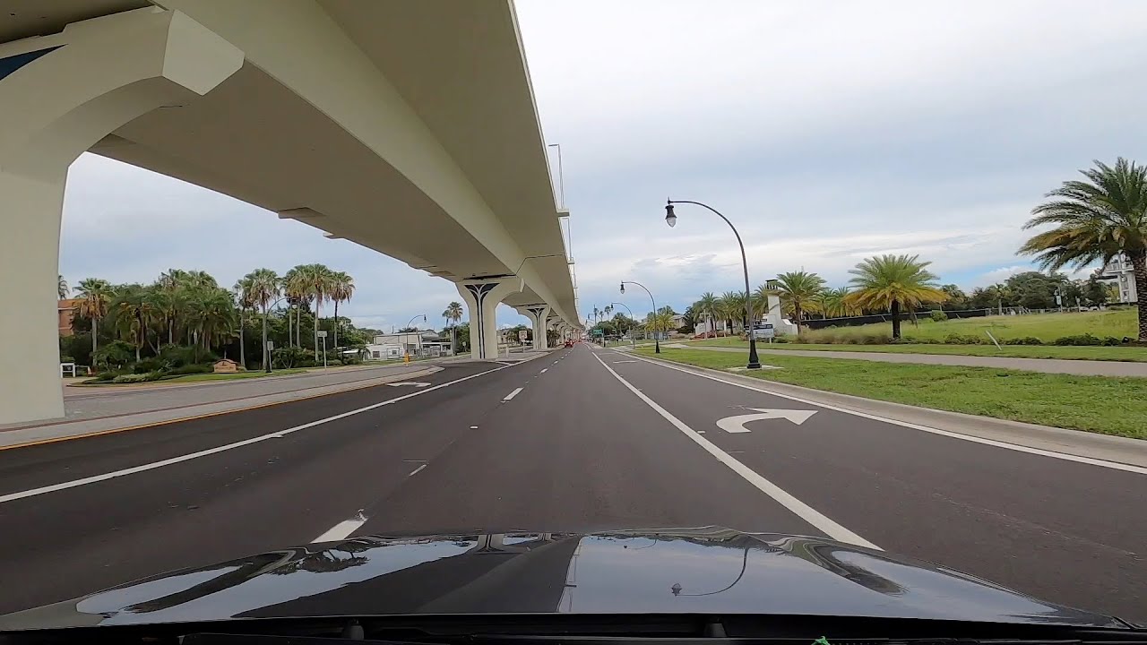 Manatee, Pinellas & Hillsborough Counties - Driving Palmetto to Tampa via St Pete(4x Speed)(2021)