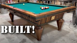 I can't believe it's Done: Pool Table Build