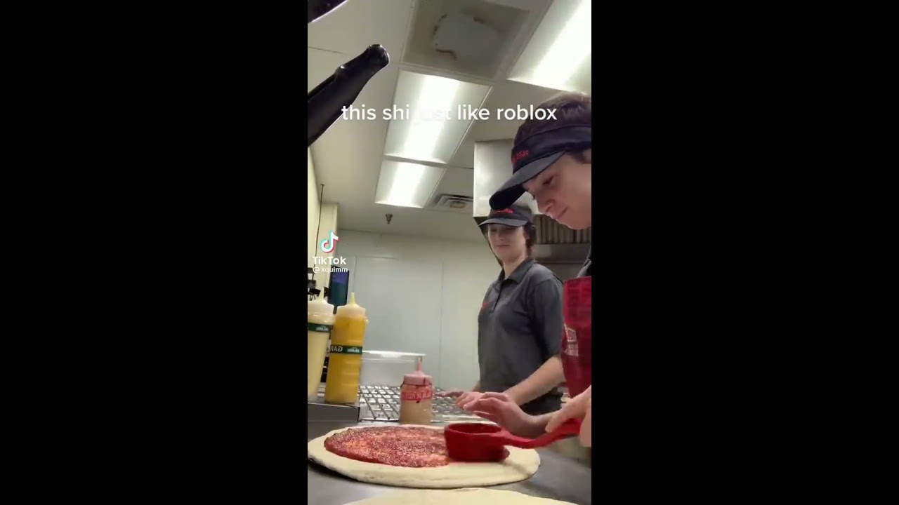 Irl Work At A Pizza Place NOT MY VID Shorts Roblox Workatapizzaplace