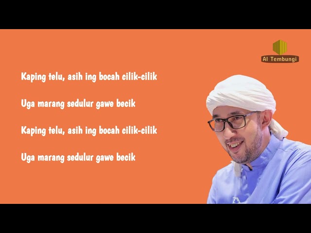 Lirik Syiir Sholawat Alamate Anak Sholeh Az Zahir (Baru 2024) || Al Tebungi class=