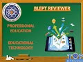 Educational technology let reviewer in professional education