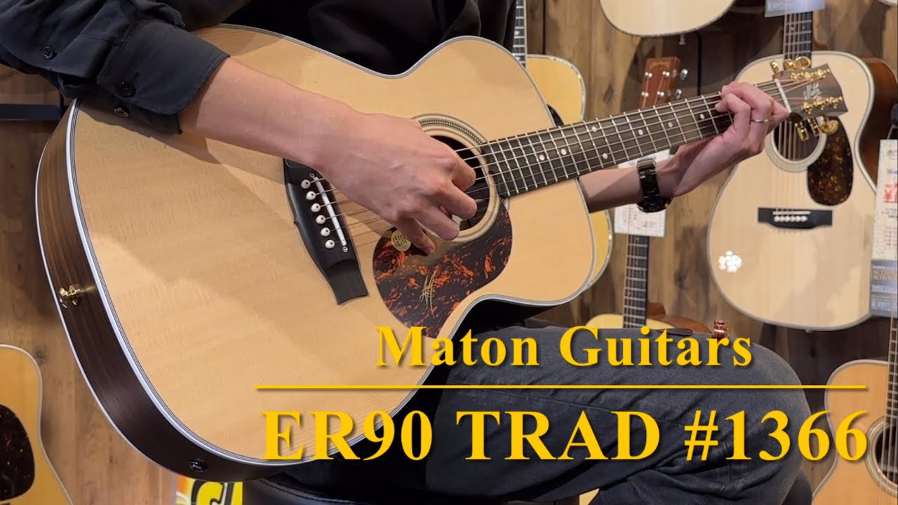 Maton Guitars ER90 TRAD #1366 - YouTube