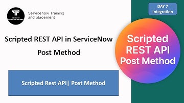 ServiceNow Scripted REST API Tutorial | POST Method Step by Step