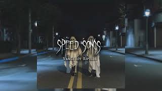 VANCE JOY-RIPTIDE speed songs #tiktok #speed #song #music