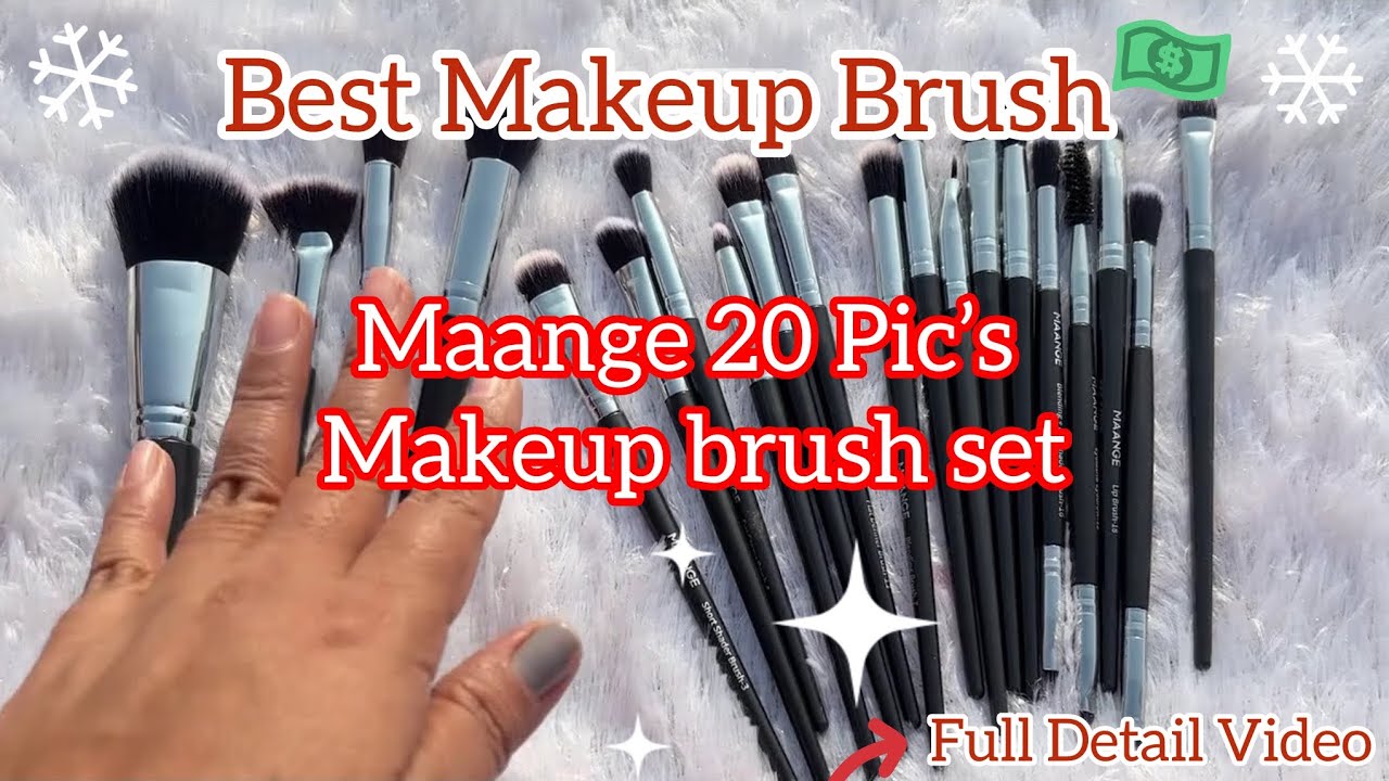 Maange makeup brush set review | Affordable makeup brush | Beginners makeup brush |@PassionofPuja 