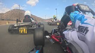 Pro Kart Round 1 Main Race at K1 Circuit.  A 16 lap battle to the finish.