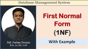 Lec: 32 | First Normal Form | 1NF | DBMS | Bangla Tutorial