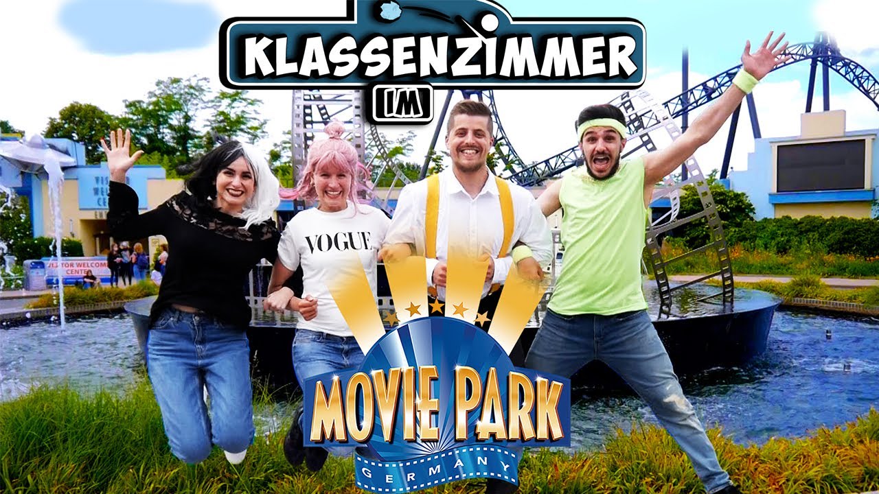 DIE VERRÜCKTESTEN SCHÜLER IM FREIZEITPARK! 🎢 Chaotischer Ausflug in den Moviepark Klassenzimmer #22