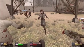 Left 4 Dead 2 - Dead Air Daytime Custom map Playthrough part 2 Tagalog