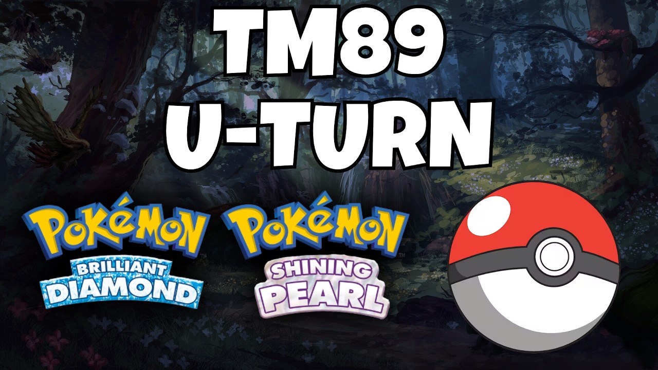 Where To Find TM89 U-Turn In Pokemon Brilliant Diamond & Shining