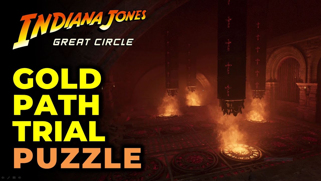 Gold Path Base Gold Path Trial Puzzle | Indiana Jones and the Great Circle - YouTube