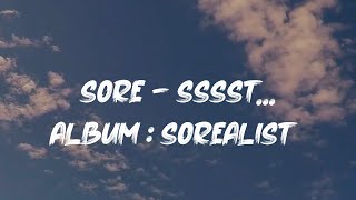 Sore - Sssst (Lyric Video)