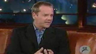 Kiefer Sutherland on Craig Ferguson Part 1