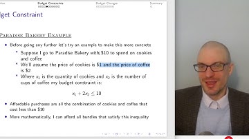 Intermediate Micro: Budget Constraints