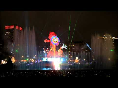 2010虎年台北燈會國父紀念館主燈表演【1080p HD】