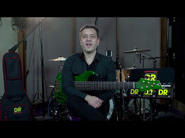 Струни для бас-гітари DR STRINGS FAT-BEAMS BASS 5-STRING - MEDIUM (45-125)