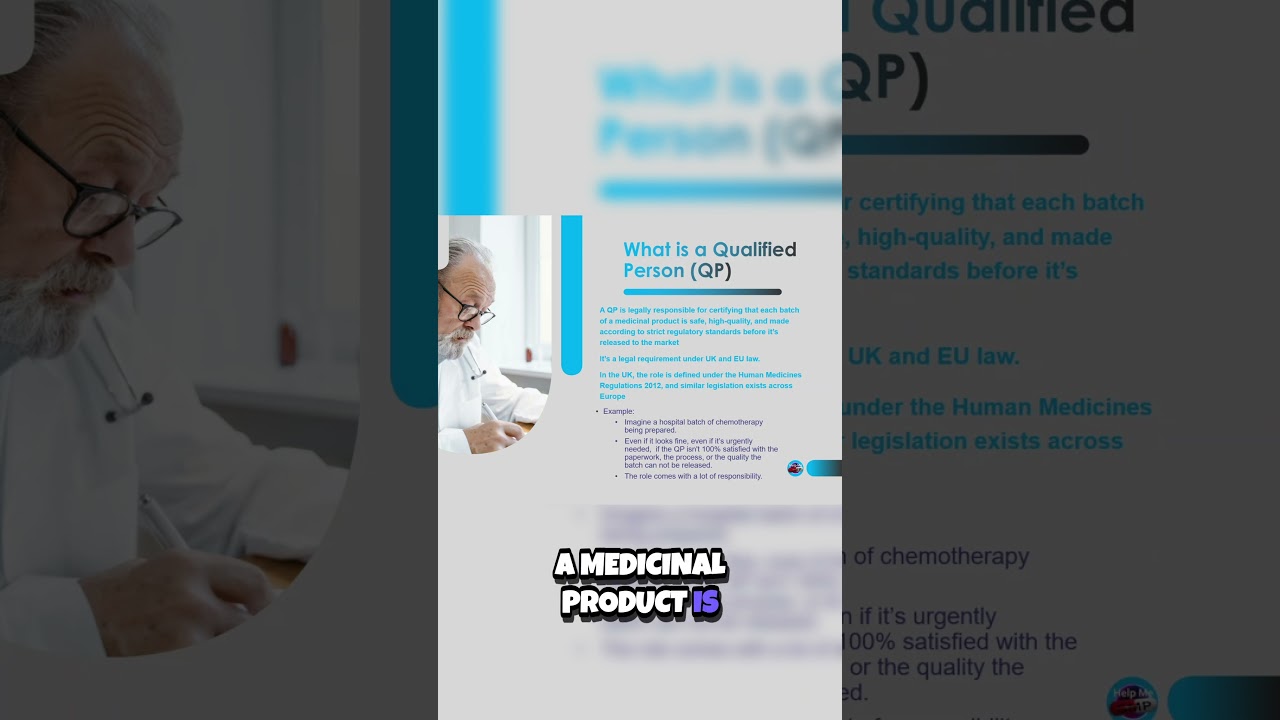 Представляем QP | Невоспетый герой GMP и фармацевтической безопасности... Посмотрите полное видео...