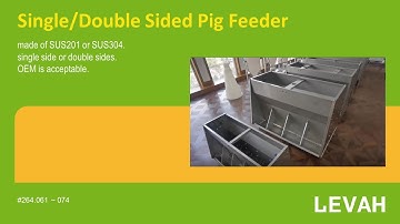 LEVAH -stainless steel pig feeder, automatic wet dry pig feeders, hog feeder China Factory Supplier